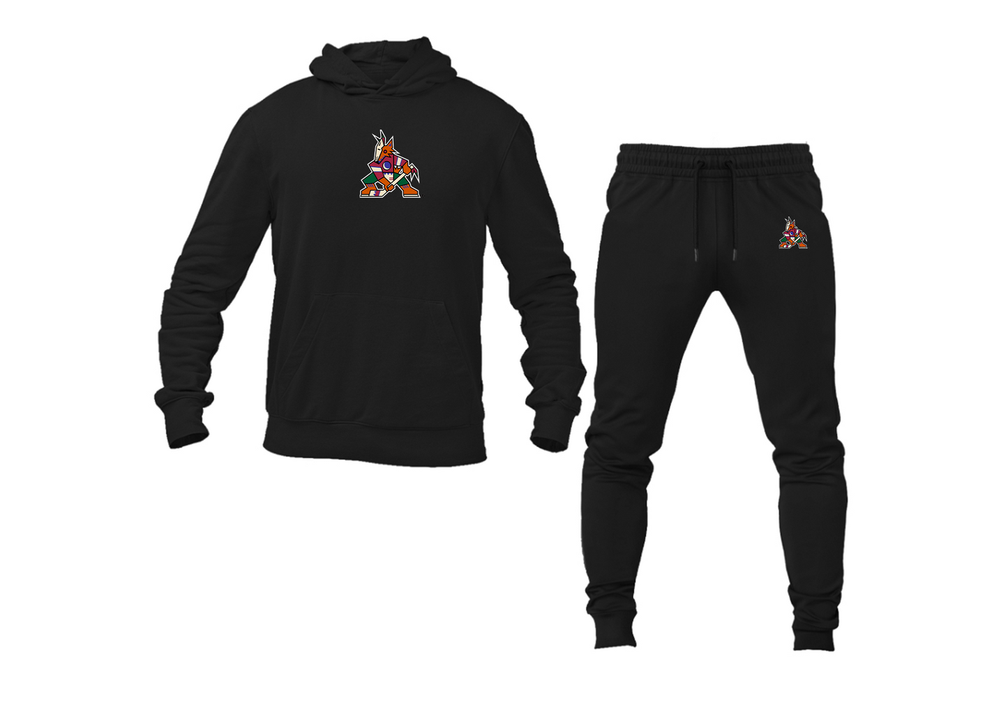 Men's Arizona Coyotes Logo Hoodie Joggers Set