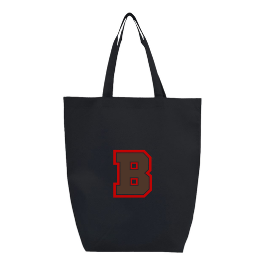 Brown Bears Q-Tees Non-Woven Gusset Bottom Tote