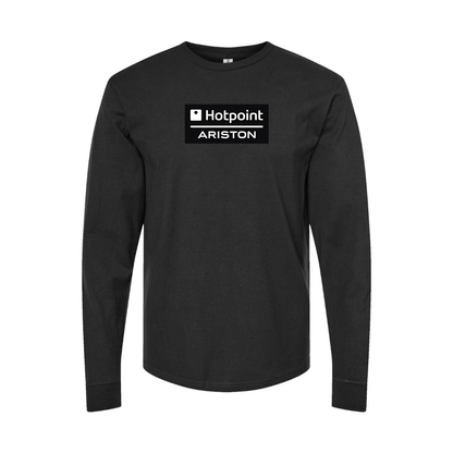 Youth Hotpoint-Ariston Logo Cotton Long Sleeve T-Shirt