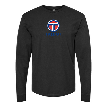 Men's Talbot Logo Cotton Long Sleeve T-Shirt