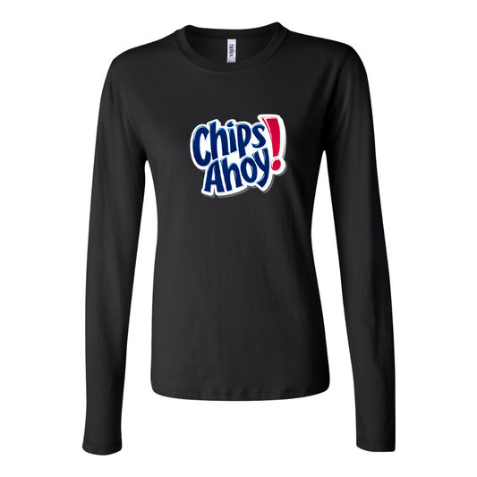 BELLA CANVAS  Chips Ahoy Jersey Long Sleeve Tee