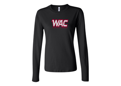 BELLA CANVAS Women’s Western Athletic Conference Jersey Long Sleeve Tee