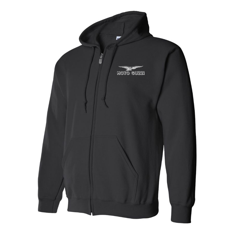 Men's Moto Guzzi Logo Zipper Hoodie