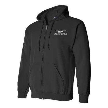 Men's Moto Guzzi Logo Zipper Hoodie