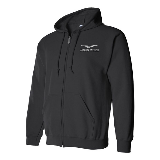 Men's Moto Guzzi Logo Zipper Hoodie