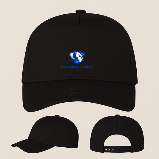 Eastern Illinois Panthers Logo Five Panel Twill Snapback Cap