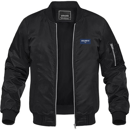 Men's Dolomite Logo Lightweight Bomber Jacket Windbreaker Softshell Varsity Jacket Coat