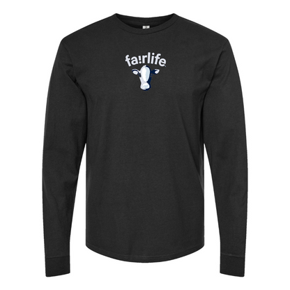 Men's Fairlife Logo Cotton Long Sleeve T-Shirt
