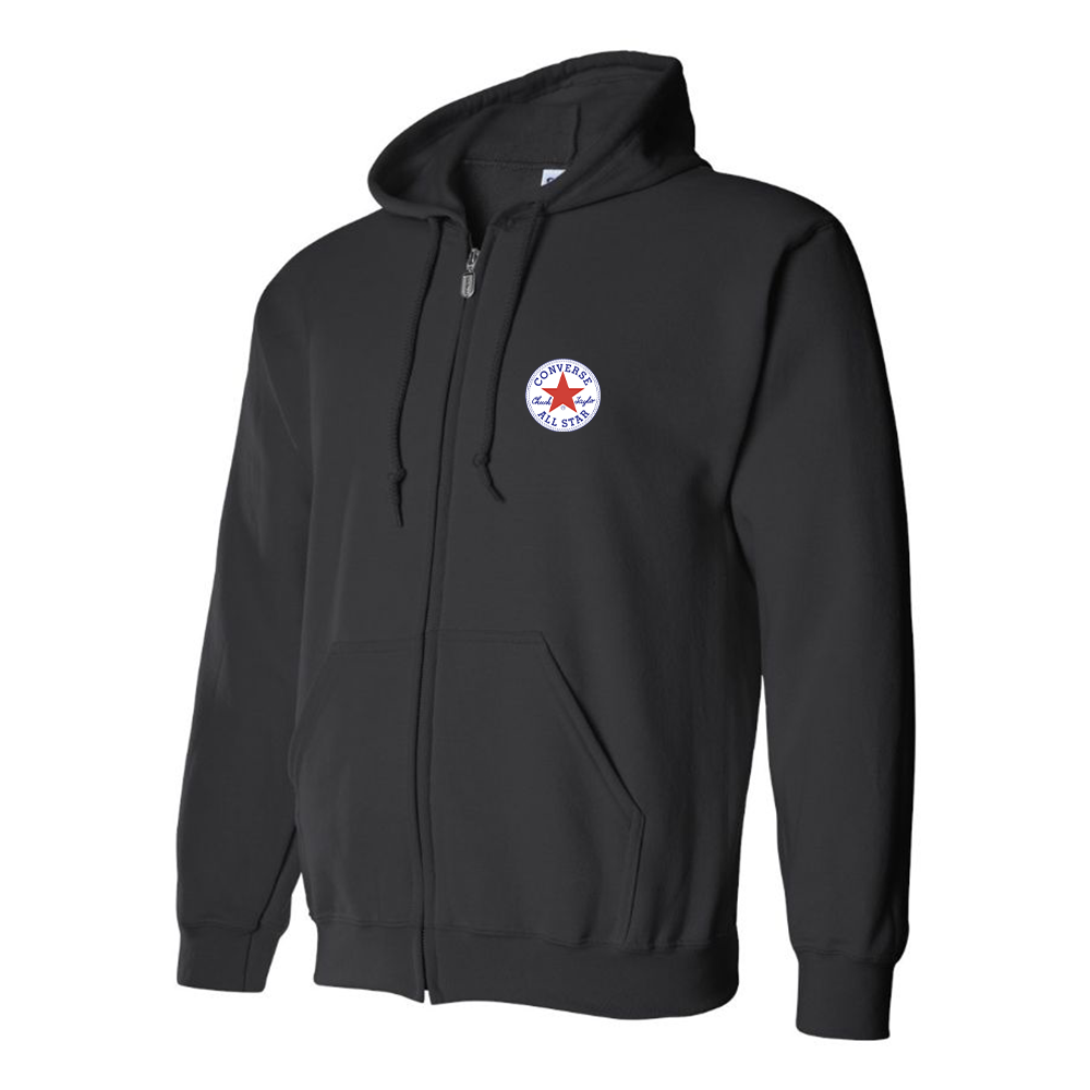 Men's Chuck Taylor All Star Logo Zipper Hoodie