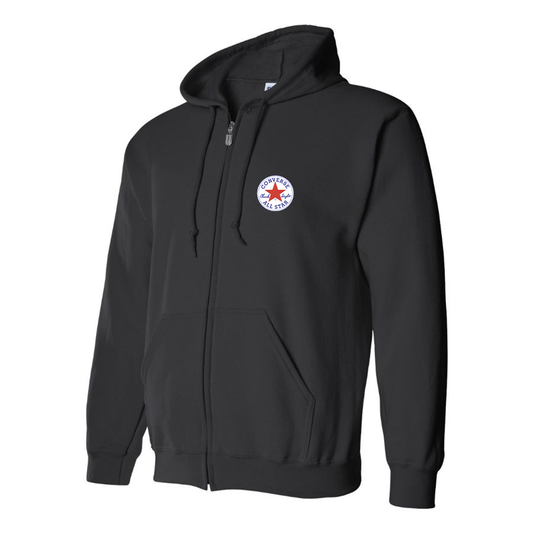 Men's Chuck Taylor All Star Logo Zipper Hoodie