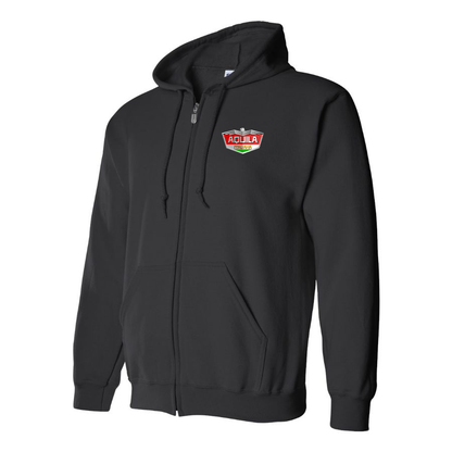 Men's Aquila Italiana  Logo Zipper Hoodie