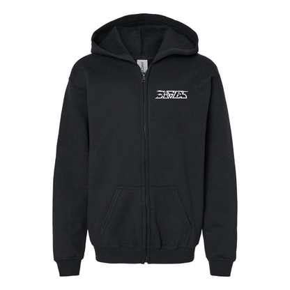 Youth Eagles Gildan Heavy Blend Full Zip Hooded Sweatshirt