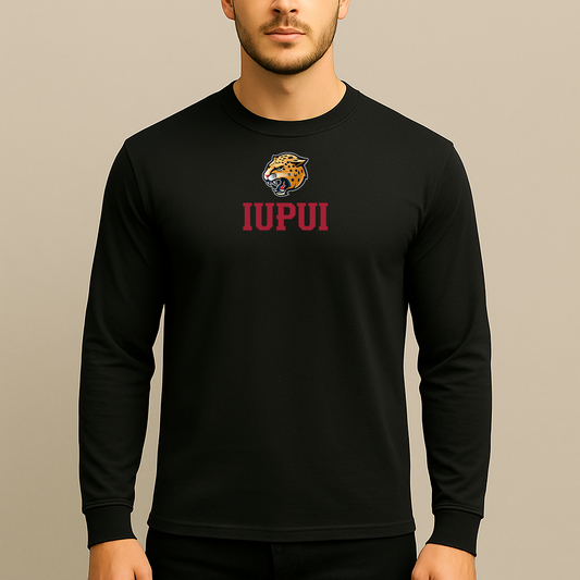 Men's IUPUI Jaguars Logo Long Sleeve T-Shirt