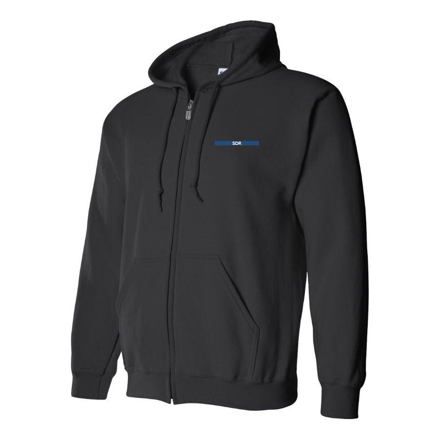 Men's   SDP   Logo  Zipper Hoodie