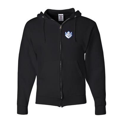 Men's Saint Louis Billikens Logo JERZEES NuBlend Full-Zip Hooded Sweatshirt