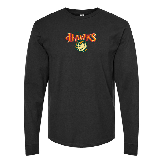 Youth Boise Hawks Logo Cotton Long Sleeve T-Shirt
