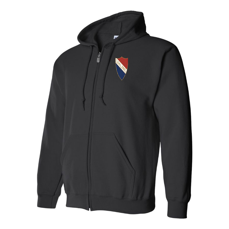 Men's Oakland Logo Zipper Hoodie