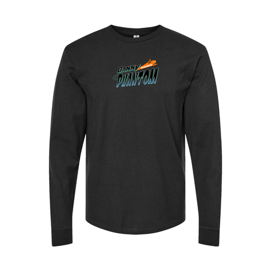 Men's Danny Phantom Logo Long Sleeve T-Shirt