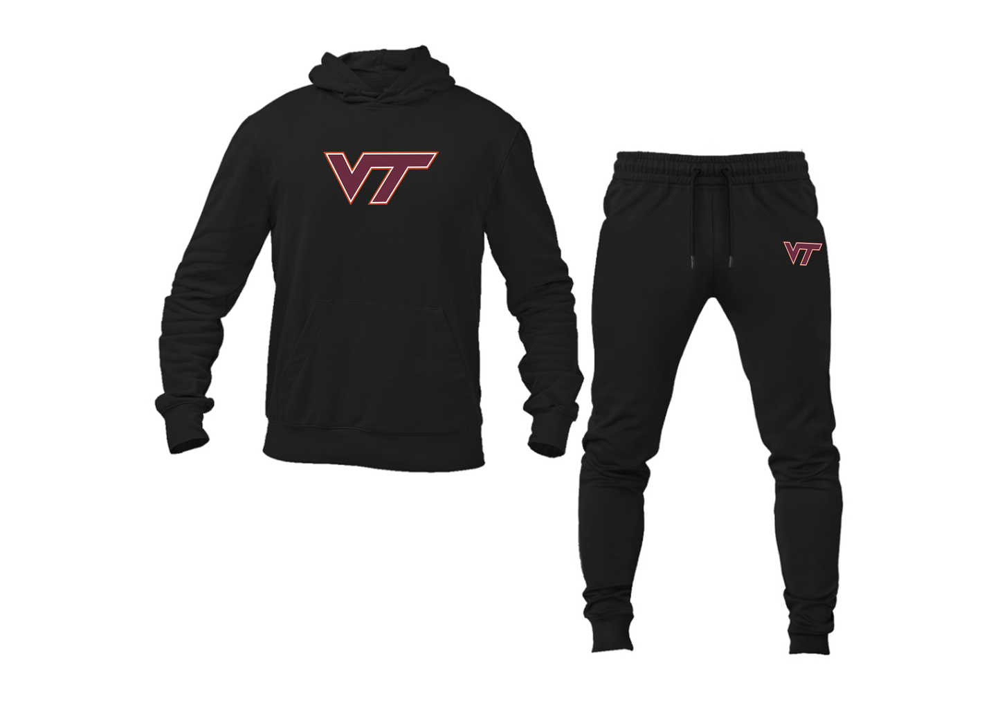 Men's Virginia Tech Hokies Hoodie Joggers Set