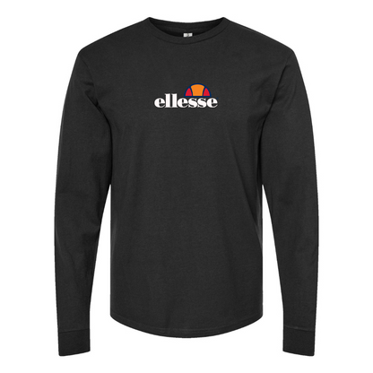 Youth Ellesse Logo Cotton Long Sleeve T-Shirt