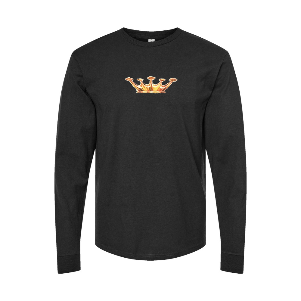 Youth Monarch Logo Cotton Long Sleeve T-Shirt