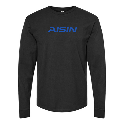 Men's Aisin Logo Cotton Long Sleeve T-Shirt