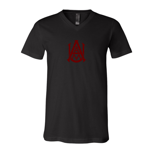 Alabama AM Bulldogs  BELLA  CANVAS - Jersey V-Neck T-Shirt