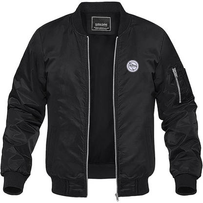 Men's Matra Sports Logo Lightweight Bomber Jacket Windbreaker Softshell Varsity Jacket Coat