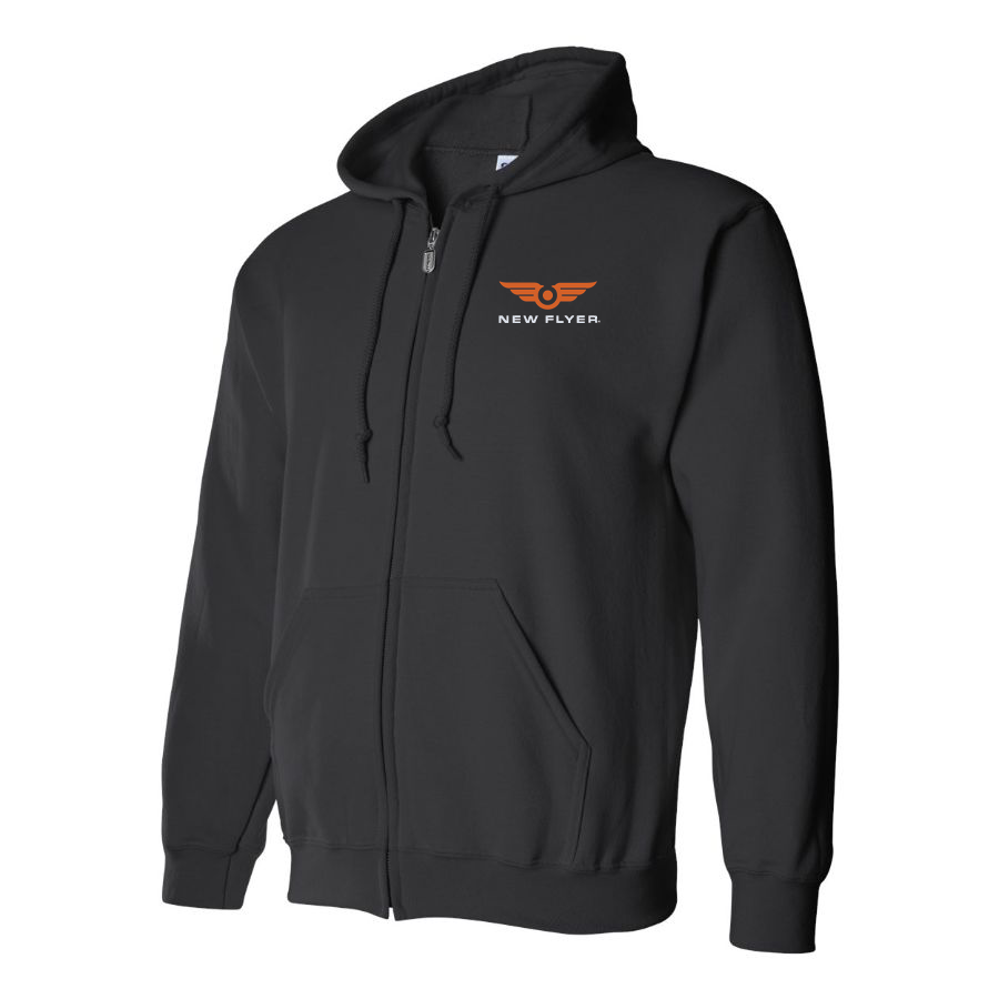 Men's New Flyer Industries Logo Zipper Hoodie