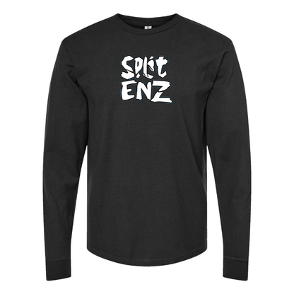Men's Split Enz Logo  Cotton Long Sleeve T-Shirt