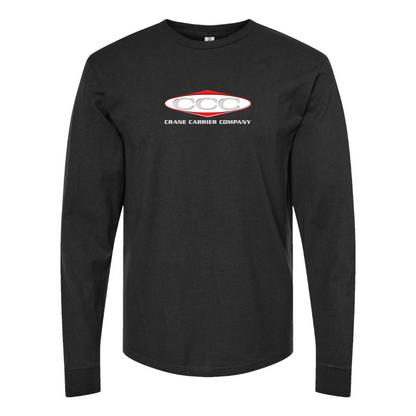 Youth Crane Carrier Company Logo Long sleeves