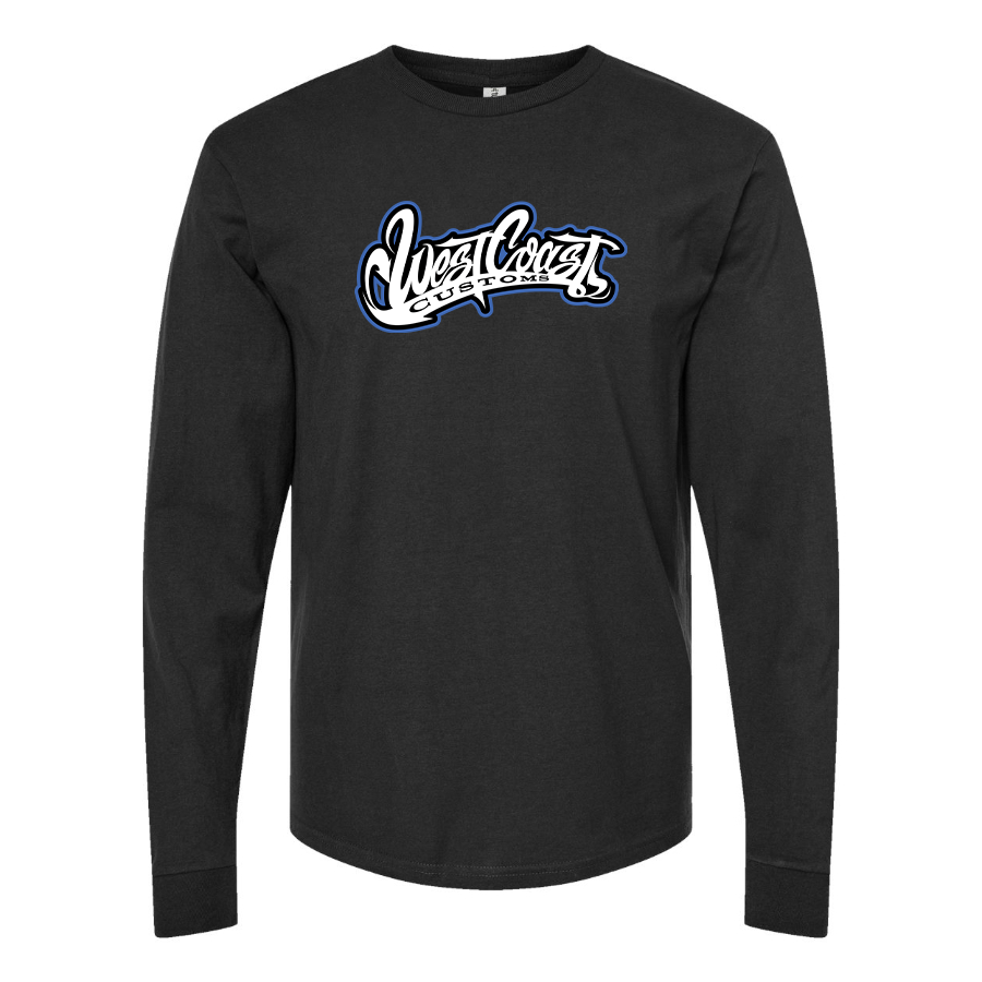 Men's West Coast Customs Logo  Cotton Long Sleeve T-Shirt