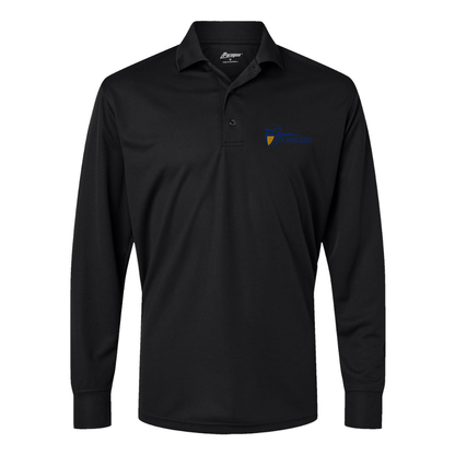 Men's California Baptist Lancers Paragon Prescott Long Sleeve Polo