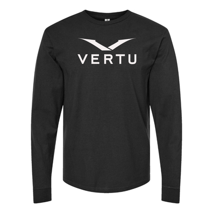 Men's Vertu Logo Cotton Long Sleeve T-Shirt