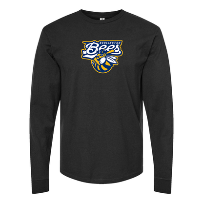 Youth Burlington Bees   Logo Long sleeves