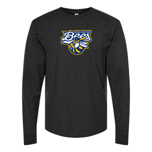 Youth Burlington Bees   Logo Long sleeves