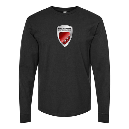 Men's Keating-Supercars Logo Cotton Long Sleeve T-Shirt