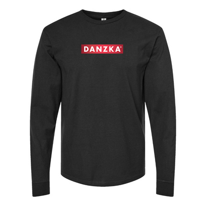 Men's Danzka  Logo Cotton Long Sleeve T-Shirt