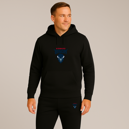 Men's Howard Bison Logo Hoodie Joggers Set