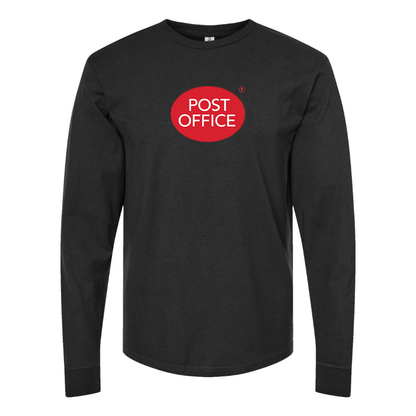 Youth Post Office Logo Cotton Long Sleeve T-Shirt