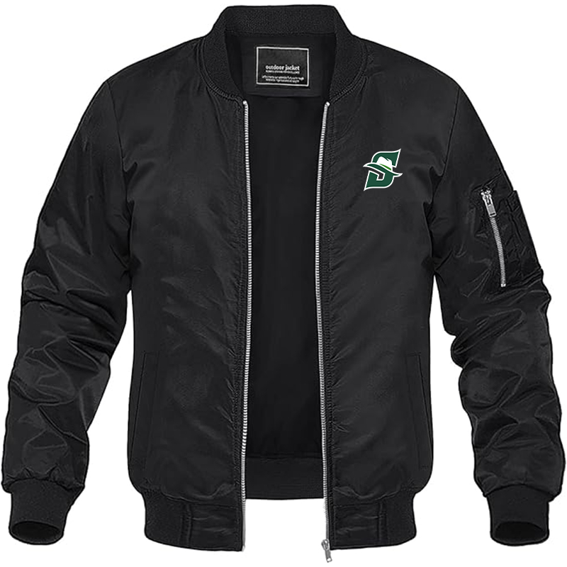 Men's Stetson Hatters Lightweight Bomber Jacket - Black
