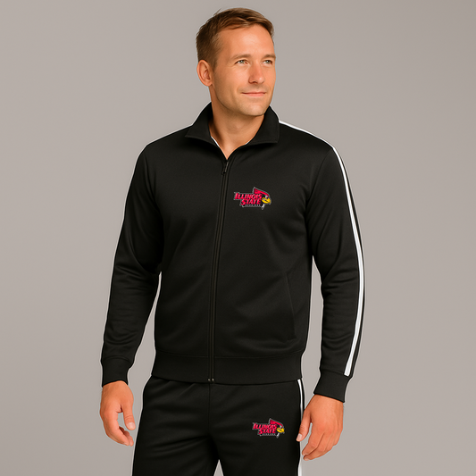 Men's Illinois State Redbirds Logo Dri-Fit TrackSuit