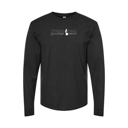 Men's Simple Dress Logo Long Sleeve T-Shirt