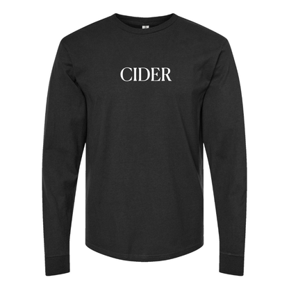 Men's Cider Logo Cotton Long Sleeve T-Shirt