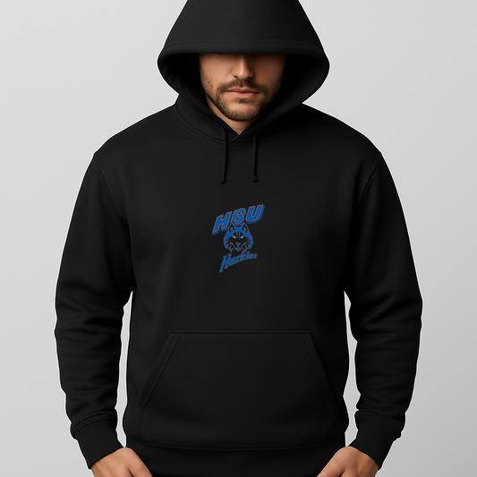 Men's Houston Baptist Huskies Logo Pullover Hoodie