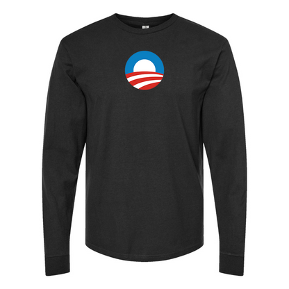 Men's Obama Logo Long Sleeve T-Shirt