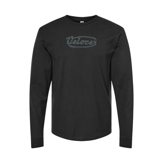 Youth Velorex Logo Cotton Long Sleeve T-Shirt