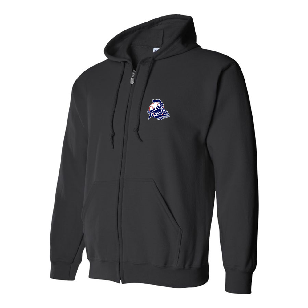 Men's Aguascalientes Rieleros Logo Zipper Hoodie