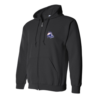 Men's Aguascalientes Rieleros Logo Zipper Hoodie