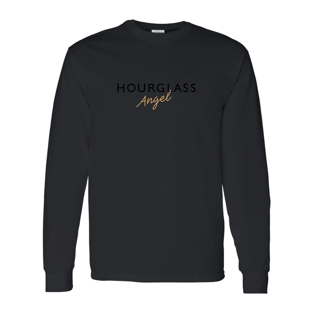 Men's Hourglass Angel  Gildan Heavy Cotton Long Sleeve T-Shirt